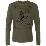 T-Shirts Military Green / Small Connect the snowflakes Men's Premium Long Sleeve