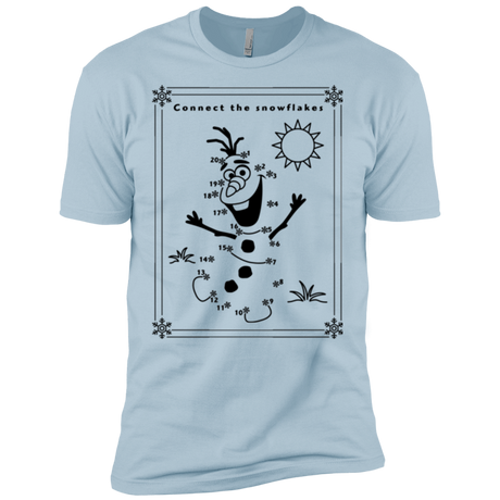 T-Shirts Light Blue / X-Small Connect the snowflakes Men's Premium T-Shirt