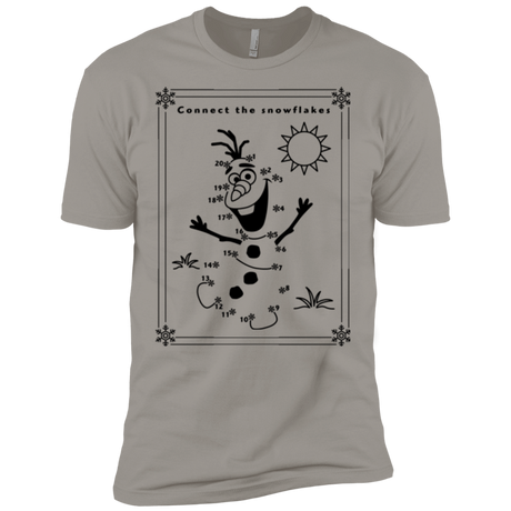 T-Shirts Light Grey / X-Small Connect the snowflakes Men's Premium T-Shirt