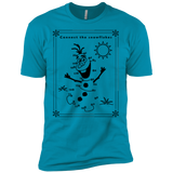 T-Shirts Turquoise / X-Small Connect the snowflakes Men's Premium T-Shirt