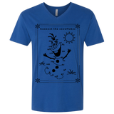 T-Shirts Royal / X-Small Connect the snowflakes Men's Premium V-Neck