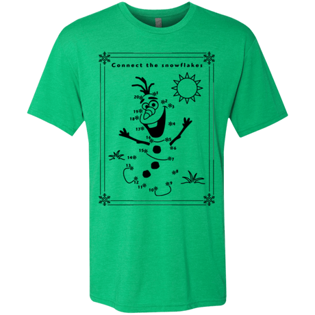 T-Shirts Envy / Small Connect the snowflakes Men's Triblend T-Shirt