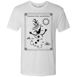 T-Shirts Heather White / Small Connect the snowflakes Men's Triblend T-Shirt