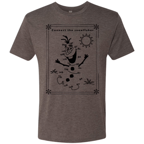 T-Shirts Macchiato / Small Connect the snowflakes Men's Triblend T-Shirt