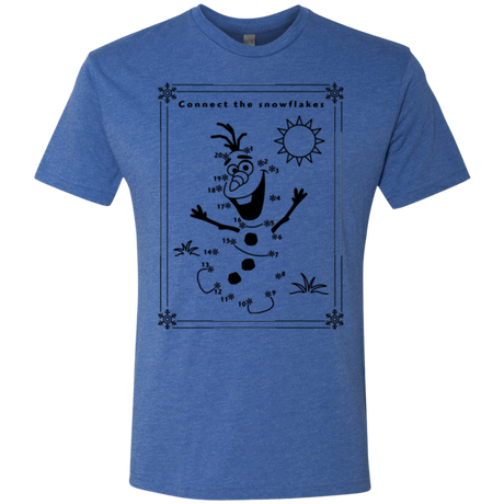 T-Shirts Vintage Royal / Small Connect the snowflakes Men's Triblend T-Shirt