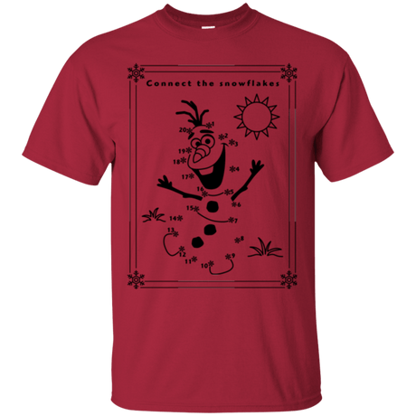 T-Shirts Cardinal / Small Connect the snowflakes T-Shirt