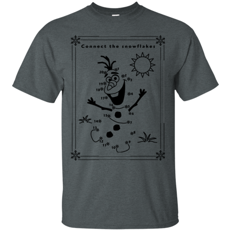T-Shirts Dark Heather / Small Connect the snowflakes T-Shirt
