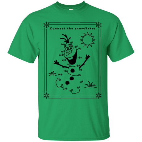 T-Shirts Irish Green / Small Connect the snowflakes T-Shirt