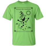 T-Shirts Lime / Small Connect the snowflakes T-Shirt