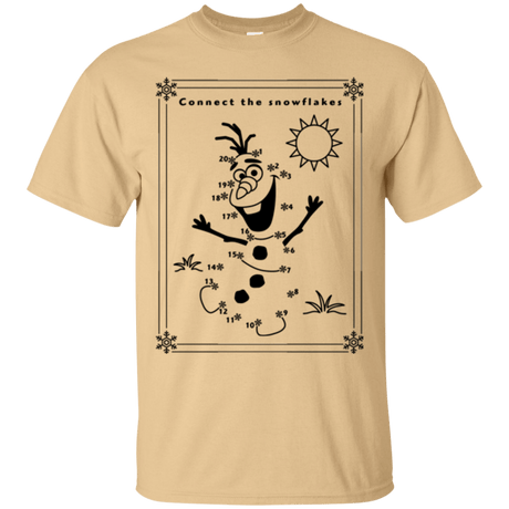 T-Shirts Vegas Gold / Small Connect the snowflakes T-Shirt