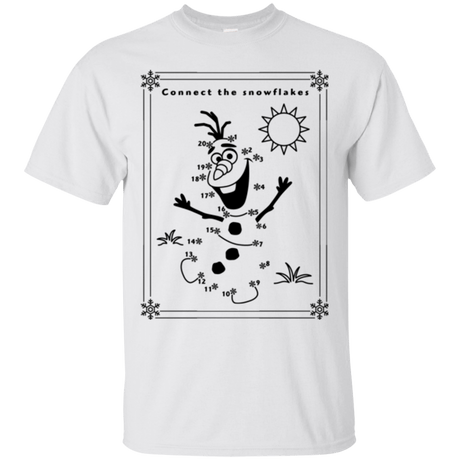 T-Shirts White / Small Connect the snowflakes T-Shirt