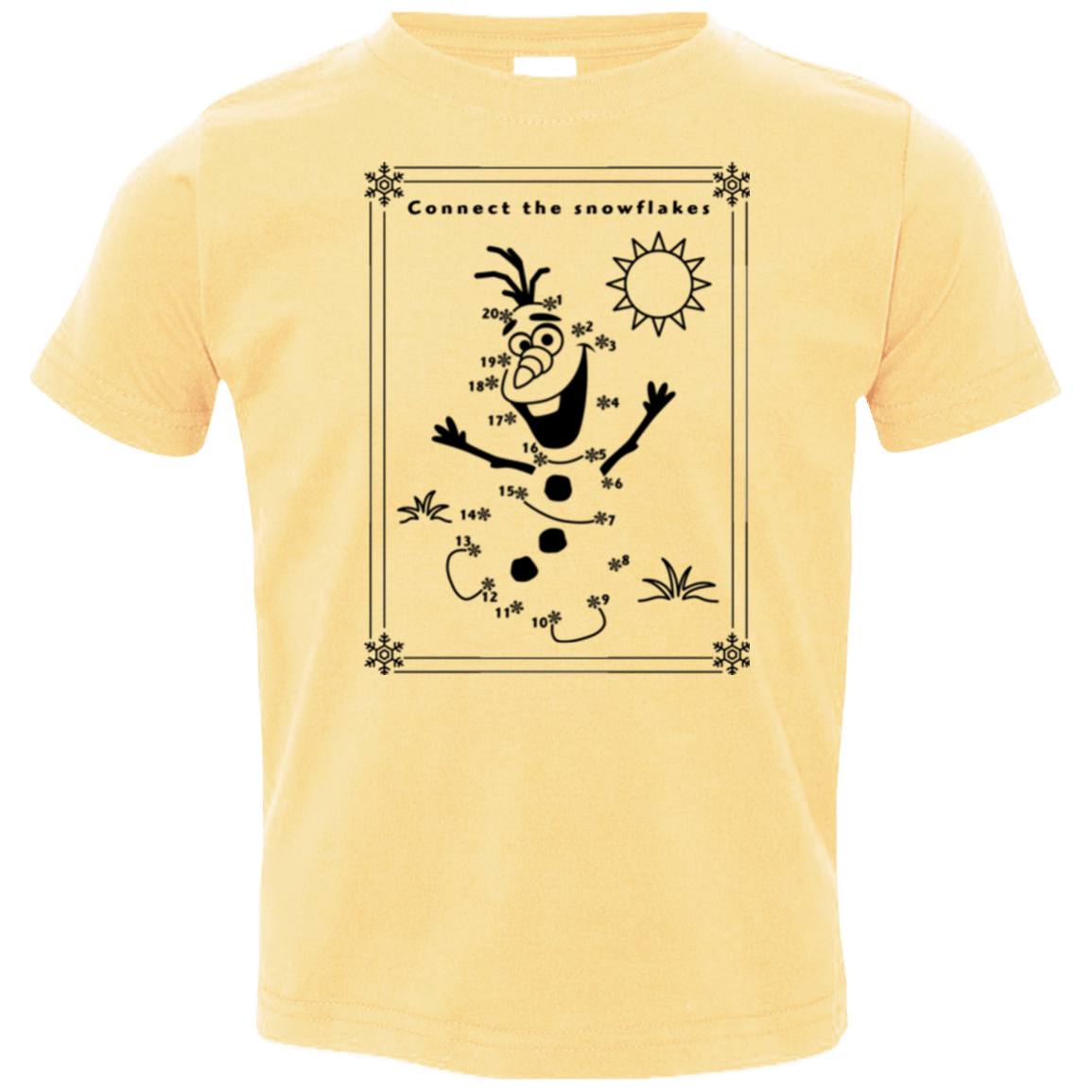 T-Shirts Butter / 2T Connect the snowflakes Toddler Premium T-Shirt