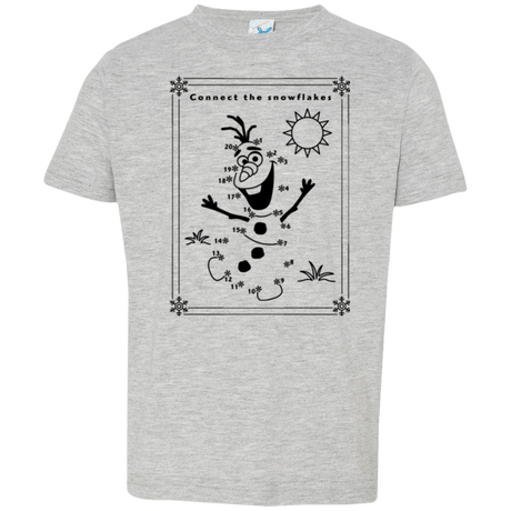 T-Shirts Heather / 2T Connect the snowflakes Toddler Premium T-Shirt