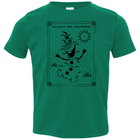 T-Shirts Kelly / 2T Connect the snowflakes Toddler Premium T-Shirt