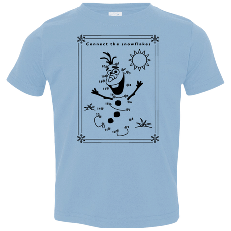 T-Shirts Light Blue / 2T Connect the snowflakes Toddler Premium T-Shirt
