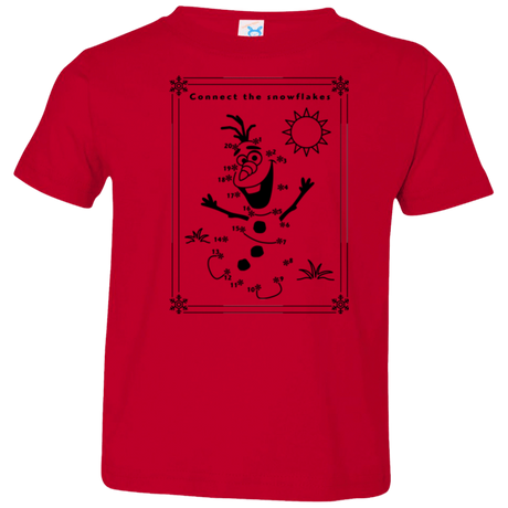 T-Shirts Red / 2T Connect the snowflakes Toddler Premium T-Shirt