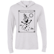 T-Shirts Heather White / X-Small Connect the snowflakes Triblend Long Sleeve Hoodie Tee
