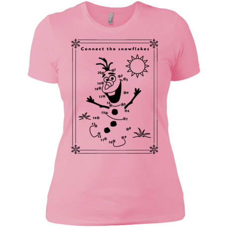 T-Shirts Light Pink / X-Small Connect the snowflakes Women's Premium T-Shirt