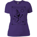 T-Shirts Purple / X-Small Connect the snowflakes Women's Premium T-Shirt