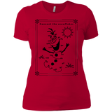 T-Shirts Red / X-Small Connect the snowflakes Women's Premium T-Shirt