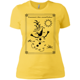 T-Shirts Vibrant Yellow / X-Small Connect the snowflakes Women's Premium T-Shirt