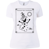 T-Shirts White / X-Small Connect the snowflakes Women's Premium T-Shirt