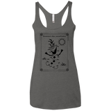 T-Shirts Premium Heather / X-Small Connect the snowflakes Women's Triblend Racerback Tank