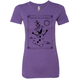 T-Shirts Purple Rush / Small Connect the snowflakes Women's Triblend T-Shirt