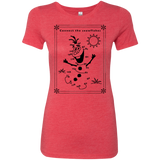 T-Shirts Vintage Red / Small Connect the snowflakes Women's Triblend T-Shirt