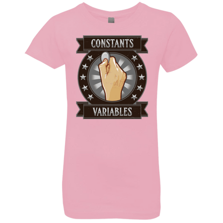 T-Shirts Light Pink / YXS CONSTANTS AND VARIABLES Girls Premium T-Shirt