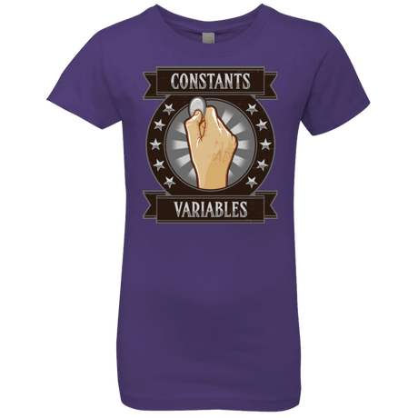 T-Shirts Purple Rush / YXS CONSTANTS AND VARIABLES Girls Premium T-Shirt