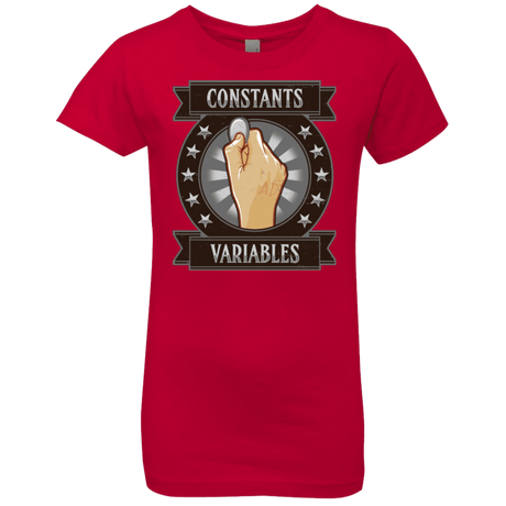 T-Shirts Red / YXS CONSTANTS AND VARIABLES Girls Premium T-Shirt