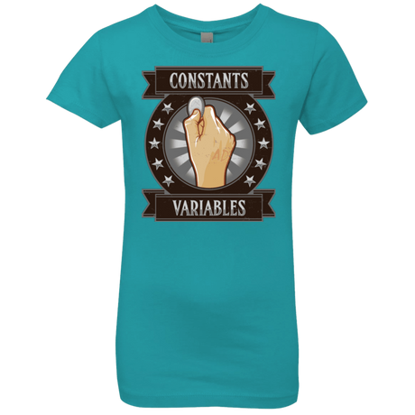 T-Shirts Tahiti Blue / YXS CONSTANTS AND VARIABLES Girls Premium T-Shirt