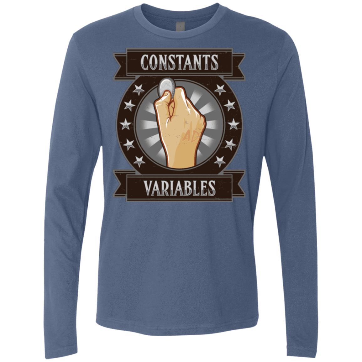 T-Shirts Indigo / Small CONSTANTS AND VARIABLES Men's Premium Long Sleeve