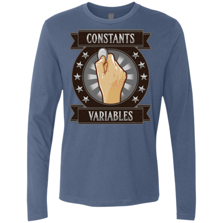 T-Shirts Indigo / Small CONSTANTS AND VARIABLES Men's Premium Long Sleeve