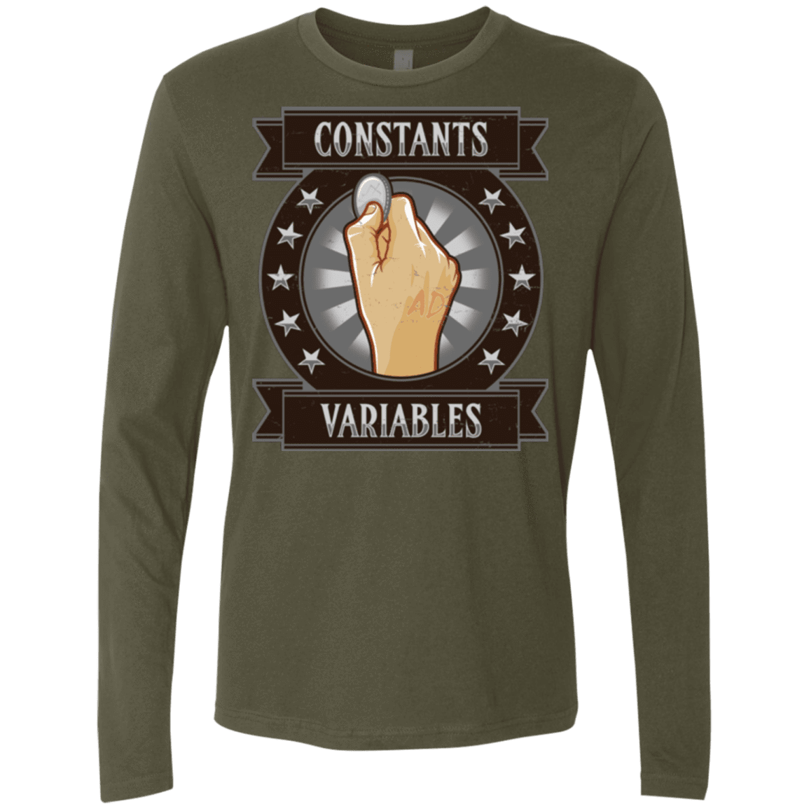 T-Shirts Military Green / Small CONSTANTS AND VARIABLES Men's Premium Long Sleeve