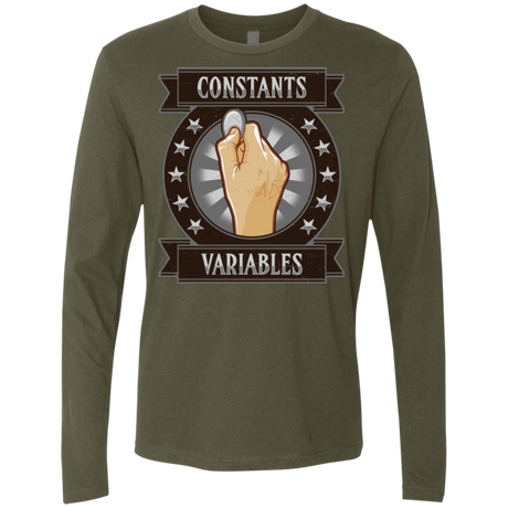 T-Shirts Military Green / Small CONSTANTS AND VARIABLES Men's Premium Long Sleeve