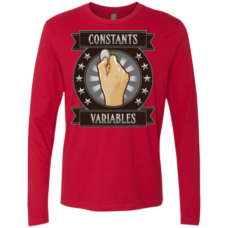 T-Shirts Red / Small CONSTANTS AND VARIABLES Men's Premium Long Sleeve