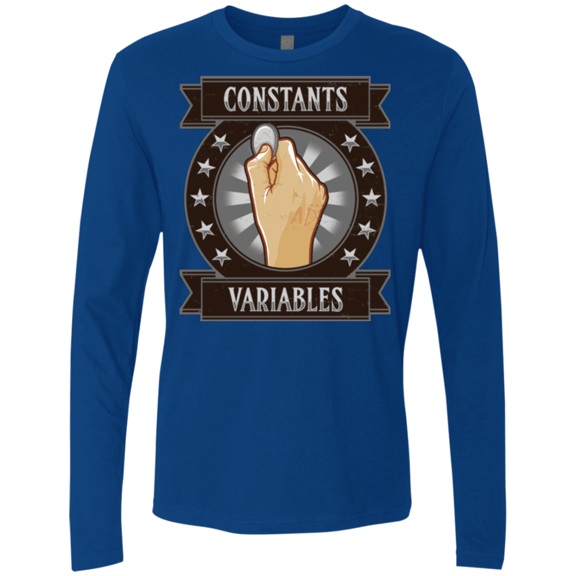 T-Shirts Royal / Small CONSTANTS AND VARIABLES Men's Premium Long Sleeve