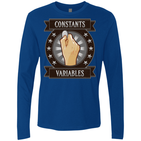 T-Shirts Royal / Small CONSTANTS AND VARIABLES Men's Premium Long Sleeve