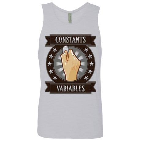 T-Shirts Heather Grey / Small CONSTANTS AND VARIABLES Men's Premium Tank Top