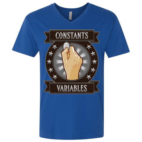 T-Shirts Royal / X-Small CONSTANTS AND VARIABLES Men's Premium V-Neck