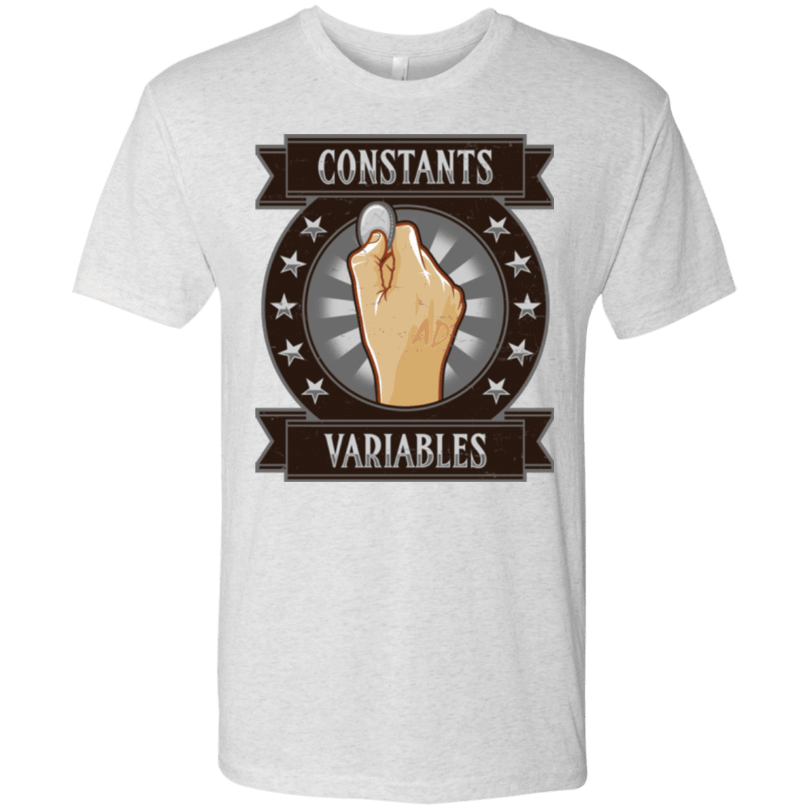 T-Shirts Heather White / Small CONSTANTS AND VARIABLES Men's Triblend T-Shirt
