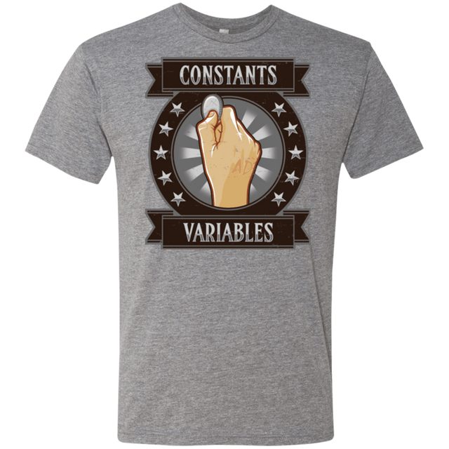 T-Shirts Premium Heather / Small CONSTANTS AND VARIABLES Men's Triblend T-Shirt