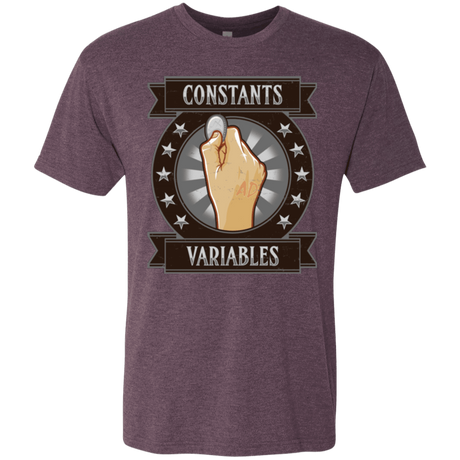 T-Shirts Vintage Purple / Small CONSTANTS AND VARIABLES Men's Triblend T-Shirt