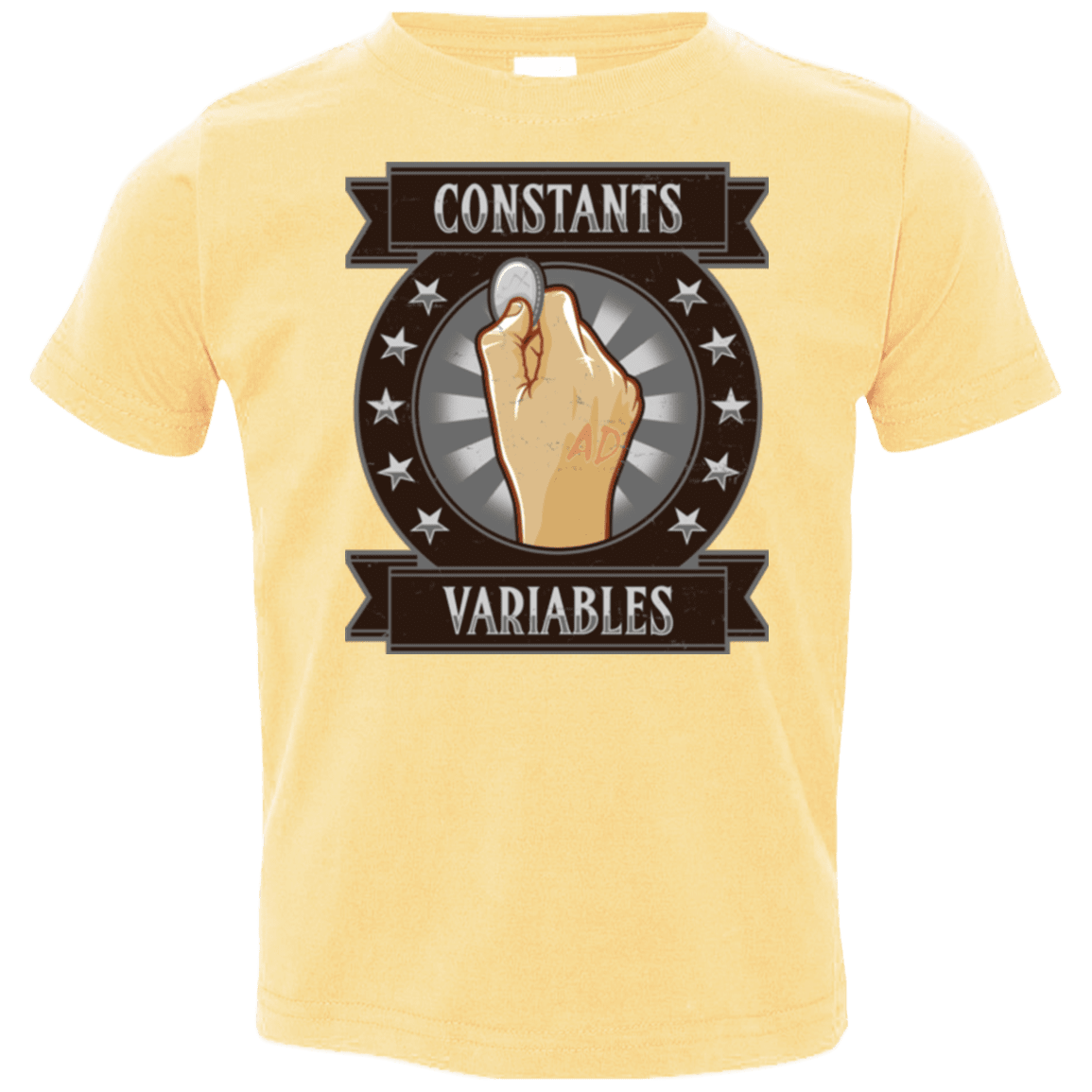 T-Shirts Butter / 2T CONSTANTS AND VARIABLES Toddler Premium T-Shirt