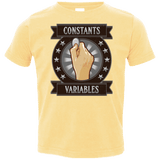 T-Shirts Butter / 2T CONSTANTS AND VARIABLES Toddler Premium T-Shirt