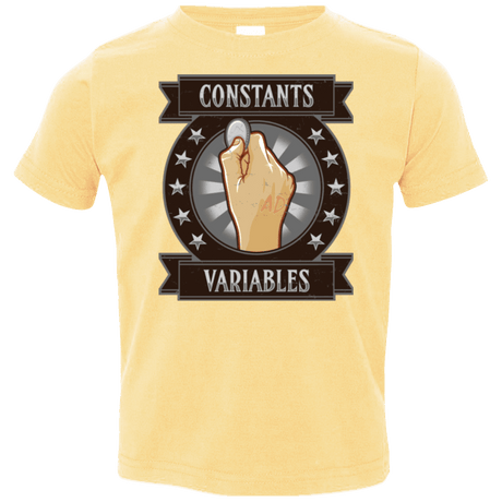 T-Shirts Butter / 2T CONSTANTS AND VARIABLES Toddler Premium T-Shirt