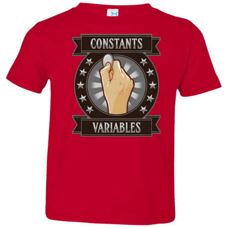 T-Shirts Red / 2T CONSTANTS AND VARIABLES Toddler Premium T-Shirt