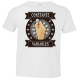 T-Shirts White / 2T CONSTANTS AND VARIABLES Toddler Premium T-Shirt